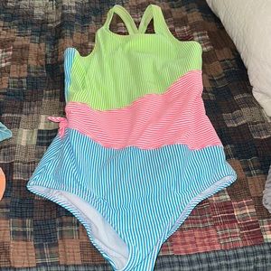 Beautiful Lands End bathing suit for girl size 14